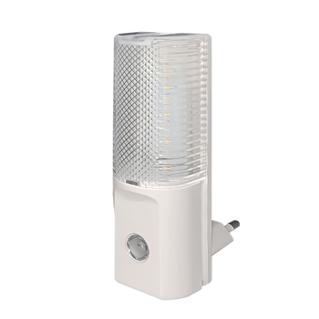 Lumină de noapte LED cu senzor de lumină, priză UE 220V, rezistentă la foc, anti-strălucire, design geometric 3D modern