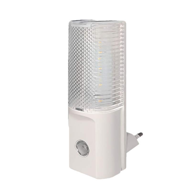 Lumină de noapte LED cu senzor de lumină, priză UE 220V, rezistentă la foc, anti-strălucire, design geometric 3D modern