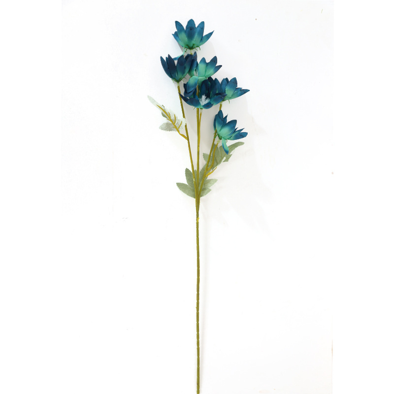 Flori mari de mătase pentru decor de nuntă: floare de foc și lotus de zăpadă, înălțime 30–100 cm