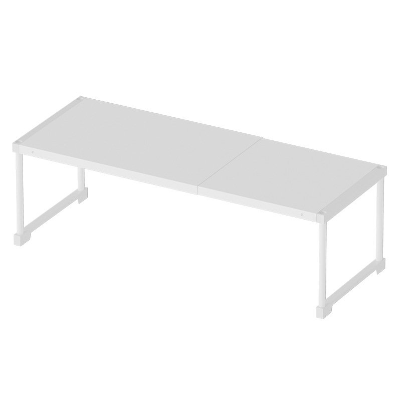 Raft divizor telescopic pentru garderobă, suport din fier – spațiu de depozitare interior