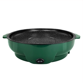 Elektrická gril panvica pre domáce použitie, BBQ panvica, bezdymové grilovanie, vyprážanie a opekanie – priemer 22/26/30 cm