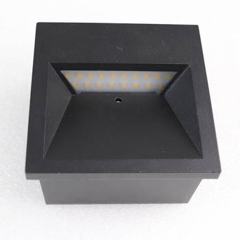 Set LED pentru trepte, impermeabil pentru exterior, încastrat în holuri și trepte, pe perete lateral, lumină de noapte