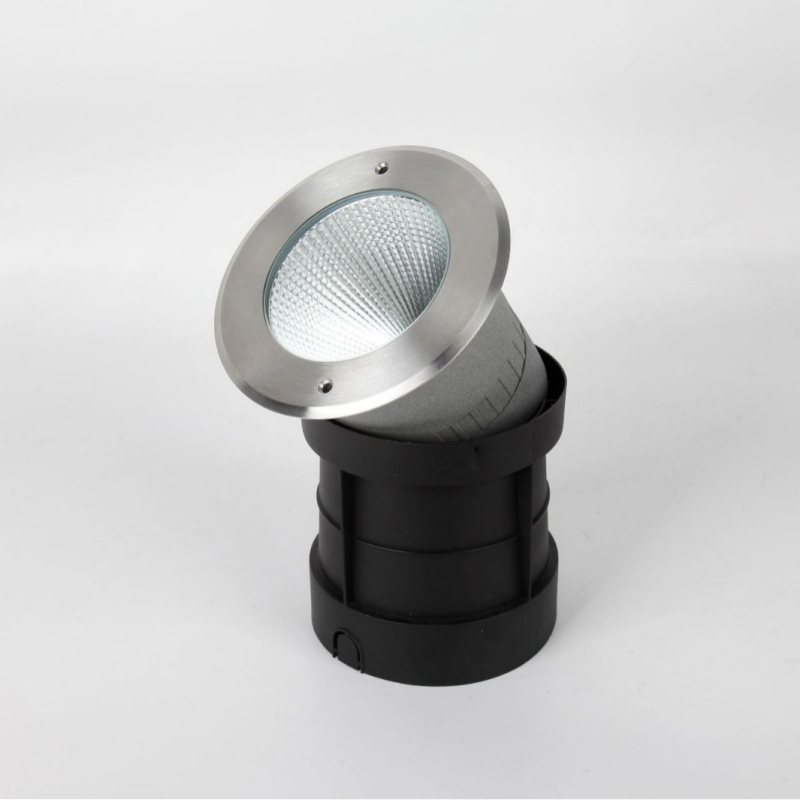 Kit de carcasă pentru lampă LED îngropată, pentru exterior, impermeabil, capac din oțel inox 304, lampă COB de înaltă putere