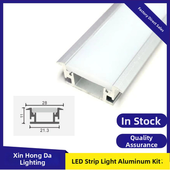 Kit canal din aluminiu pentru bandă LED rigidă, model 2010, lampă încastrată cu carcasă din aluminiu, accesorii universale de iluminat