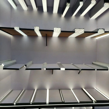 Kit canal din aluminiu pentru bandă LED rigidă, model 2010, lampă încastrată cu carcasă din aluminiu, accesorii universale de iluminat