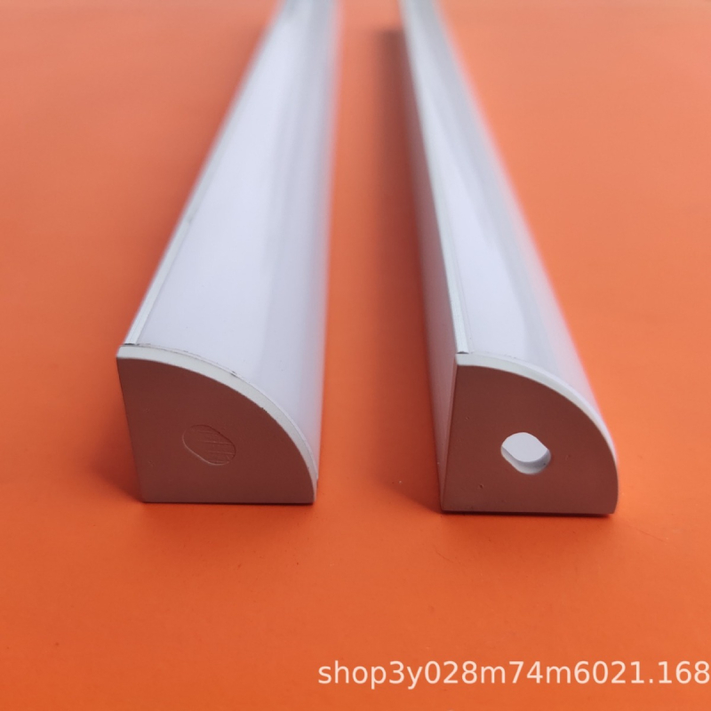 Carcasă LED în formă de V pentru bandă LED rigidă 20×20, canal din aluminiu, kit de iluminat mobilier