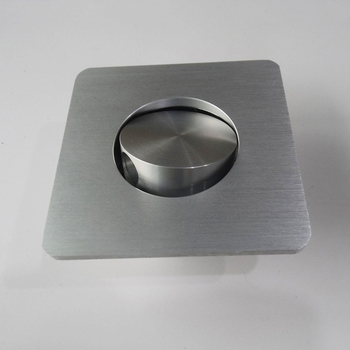 Kit carcasă lampă colț scară din aluminiu, rotire 360°, 90x90