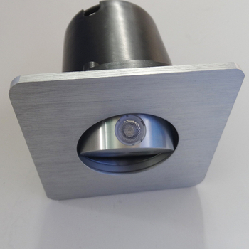 Kit carcasă lampă colț scară din aluminiu, rotire 360°, 90x90