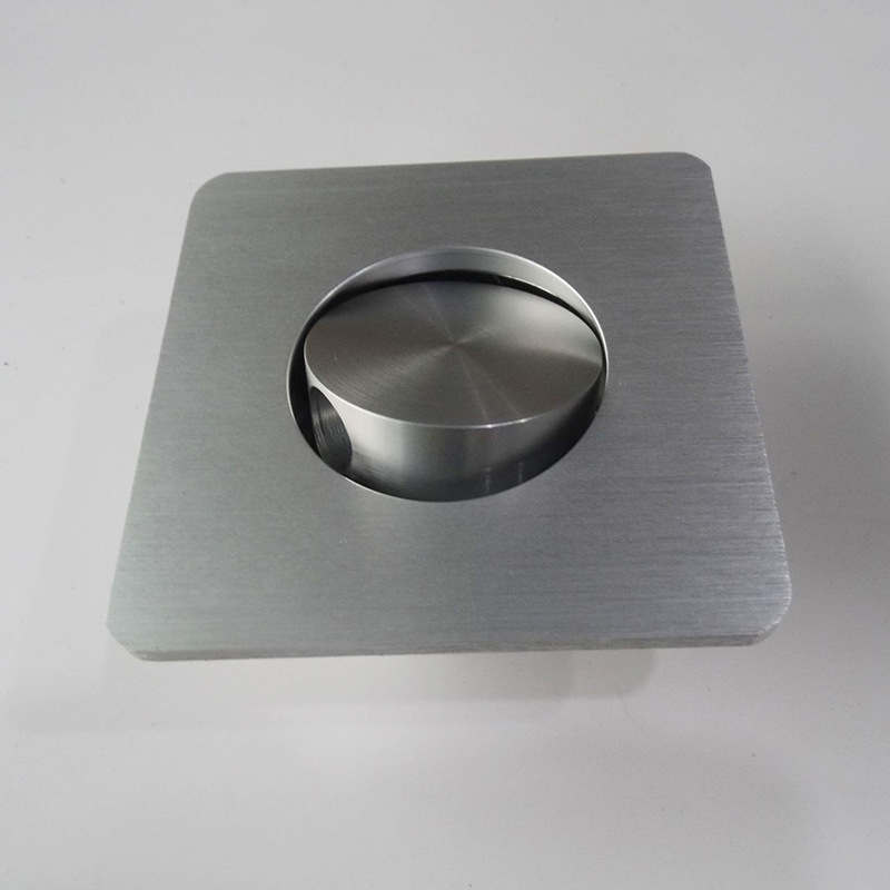 Kit carcasă lampă colț scară din aluminiu, rotire 360°, 90x90