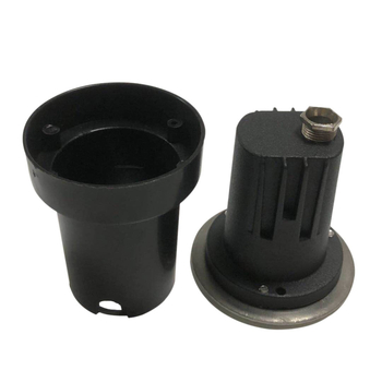 Kit husă lampă subterană pentru iluminat pardoseală pătrat, IP67, aluminiu turnat