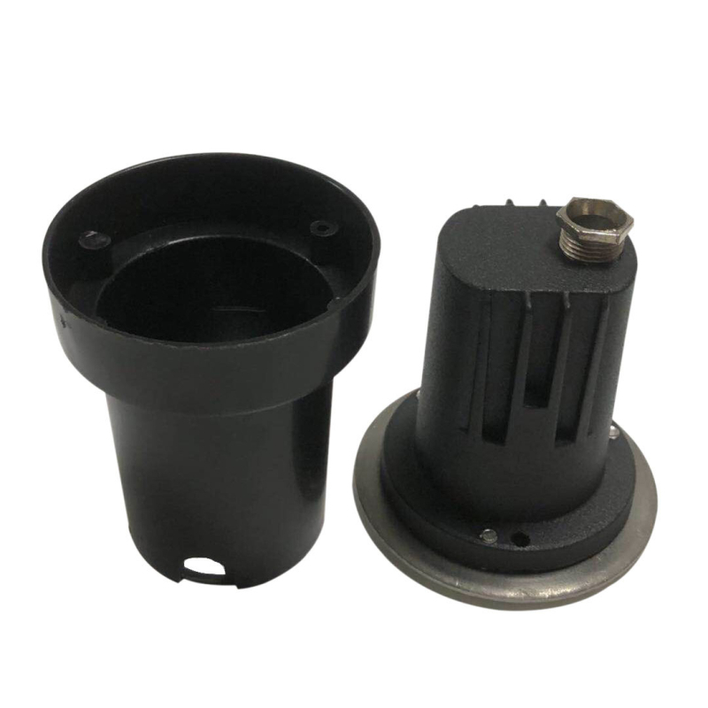Kit husă lampă subterană pentru iluminat pardoseală pătrat, IP67, aluminiu turnat