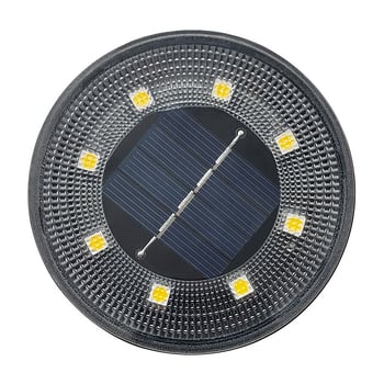 Соларни LED стъпални светлини за външно полагане, IP68 водоустойчиви за градина и тревна площ; земни светлини за двор
