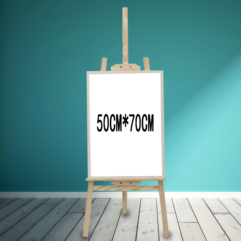 Tablă albă magnetică din lemn pentru copii – scriere și desen