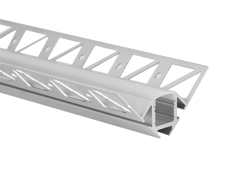 Profil de colț pentru tavan din aliaj de aluminiu, LED luminos, linie de ipsos, decor pentru living și iluminare în colțuri
