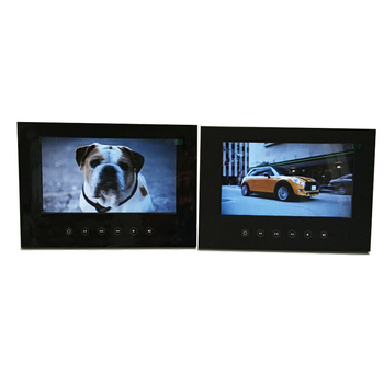 Card de salut cu ecran video de 7 inch, din hârtie, fără copertă, imprimare personalizată – invitații și promoții pentru afaceri