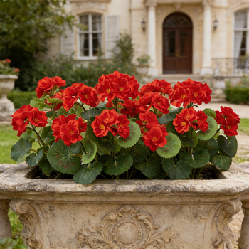 Buchet de flori de geranium din mătase pentru decor acasă, nunți și recuzită fotografică