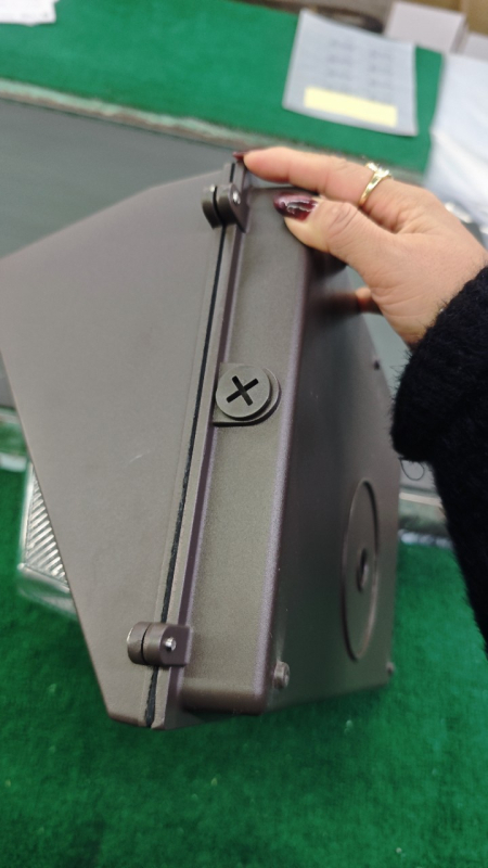 Kit LED pentru perete exterior, în stil american, lampă triunghiulară pentru garaj subteran și carcasă pentru lumina de colț