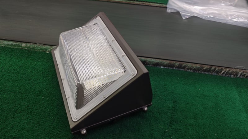 Kit LED pentru perete exterior, în stil american, lampă triunghiulară pentru garaj subteran și carcasă pentru lumina de colț