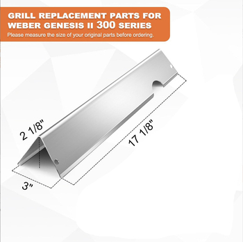 Placă din oțel inoxidabil pentru distribuția căldurii, pentru grătar BBQ seria LX300 (E-310, E-315S, E-335)