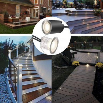 IP67 LED iluminat de podea pentru grădină și curte – iluminare pentru scări, alei și peisaj