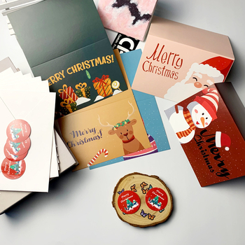 Felicitare de Halloween cu autocolant pentru plic