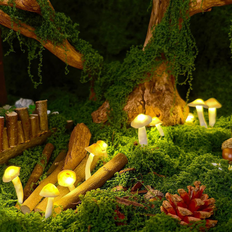 Mușchi artificial filamentos pentru micropeisaje și decor pentru bonsai