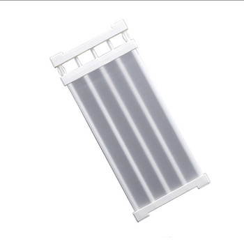 Organizator telescopic pentru garderobă și pantofi, cu compartimente, montaj fără găuri
