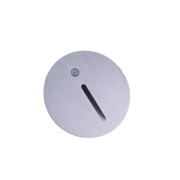 Lumină circulară cu senzor pentru picioare, lampă de perete încastrată, din aluminiu, pentru scări