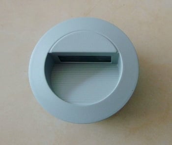 Lumină de exterior LED impermeabilă, circulară, montaj în perete, 2W, diametru 125 mm, JE024
