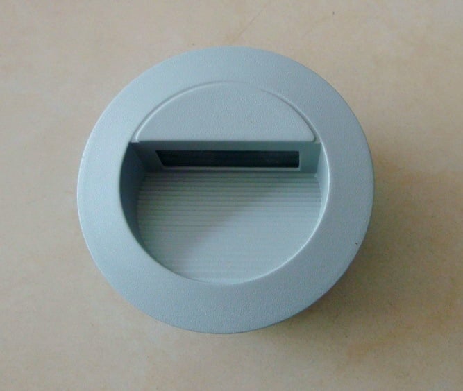 Lumină de exterior LED impermeabilă, circulară, montaj în perete, 2W, diametru 125 mm, JE024
