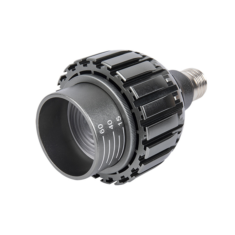 Carcasă PAR30 din aluminiu cu plasă hexagonală pentru focalizare – carcasă de iluminat pentru creșterea plantelor