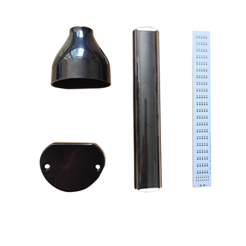 Kit de carcasă pentru lampă LED de creștere cu clips, din aluminiu integral, 2G11, pentru suculente
