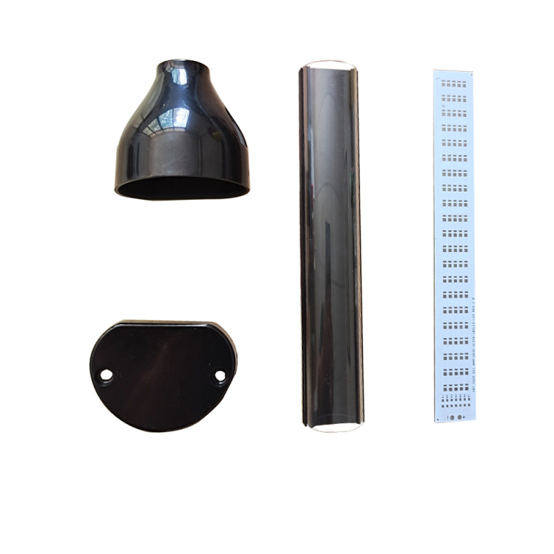 Kit de carcasă pentru lampă LED de creștere cu clips, din aluminiu integral, 2G11, pentru suculente
