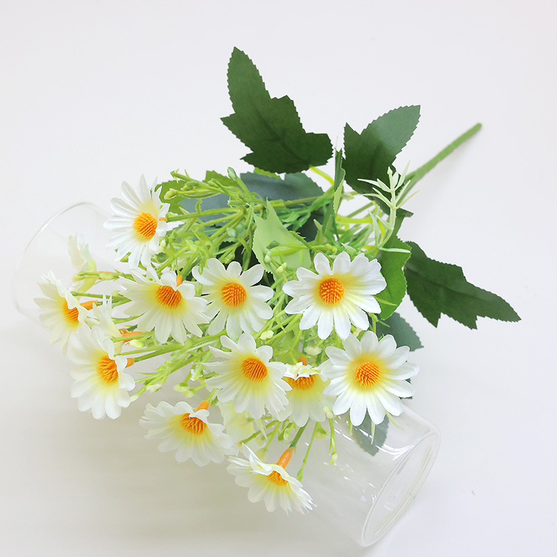 Buchet de flori de mătase pentru nunți, decor de casă și recuzită foto