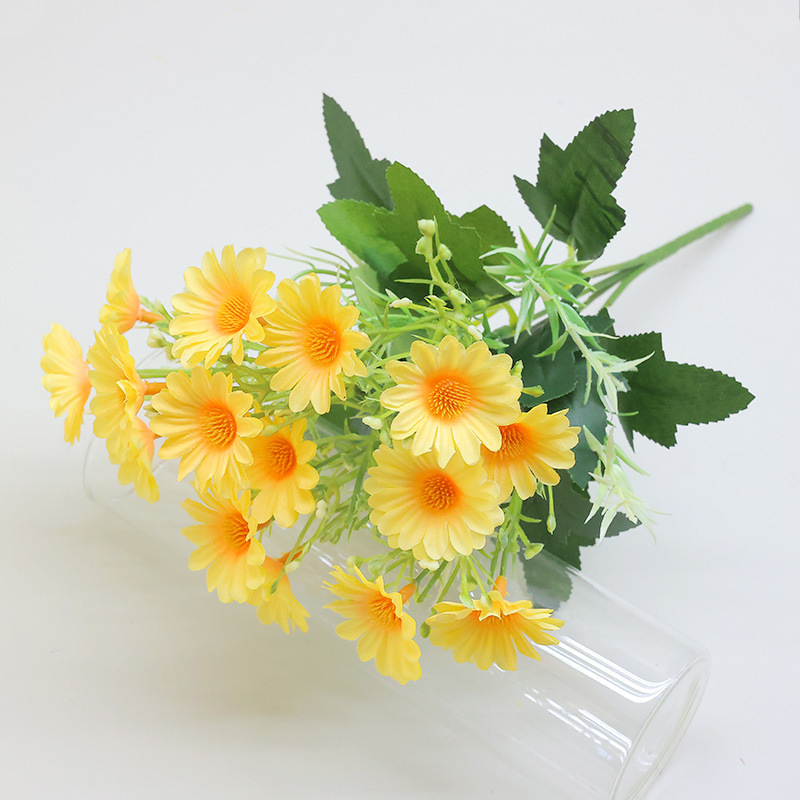 Buchet de flori de mătase pentru nunți, decor de casă și recuzită foto