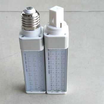 Carcasă LED orizontală pentru lampă G23/G24, 20W, aluminiu, compatibilă cu LED-urile 5730/2835