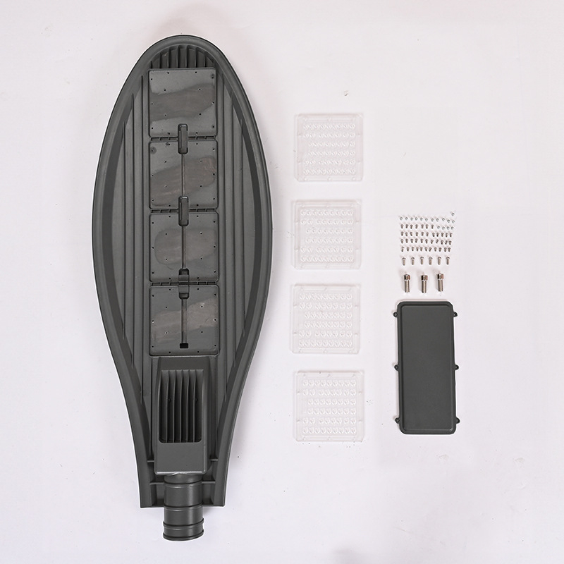 Carcasă pentru corp de lampă solară de stradă – aluminiu, iluminare LED exterioară, tip sabie
