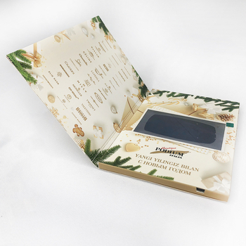 Card de invitație digital de 4,3 inch cu redare video – felicitare de nuntă și de Ziua Îndrăgostiților