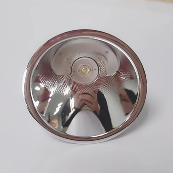 Ansamblu sursă de lumină pentru far cu cupă reflector din aluminiu de 57 mm, lampă de pescuit LED și modul audio