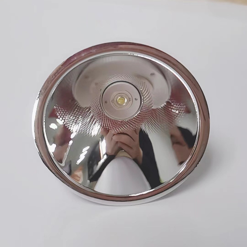 Ansamblu sursă de lumină pentru far cu cupă reflector din aluminiu de 57 mm, lampă de pescuit LED și modul audio