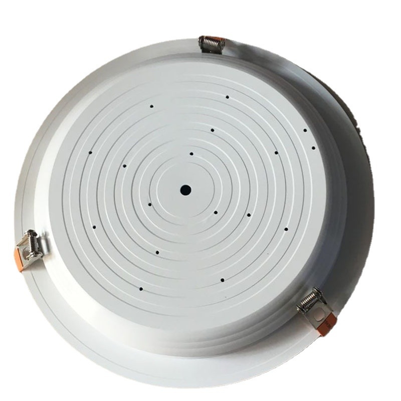 Corp de LED downlight din aluminiu, în formă de pălărie de paie, destinat coridoarelor, trotuarelor și drumurilor - kit de 2,5 inch