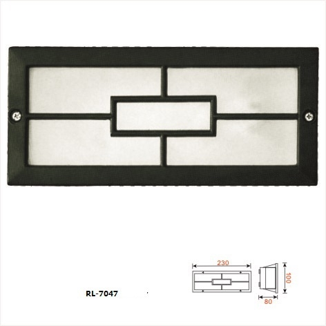 Lampa de colț pentru perete, pentru interior și exterior – iluminat pentru parcuri, piețe și cluburi.