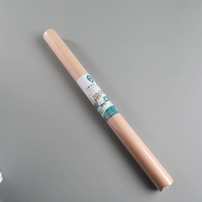 Rulou din lemn masiv pentru aluat, 40 cm, unealtă de bucătărie