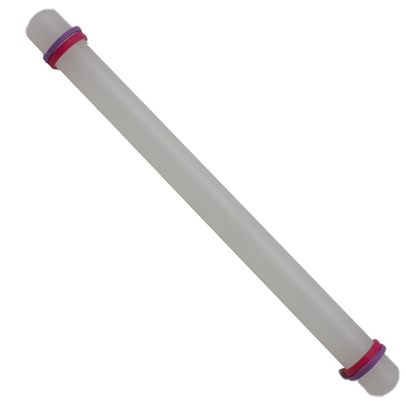 Rolă de aluat din plastic PP antiaderent cu inel, 23 cm, instrument ușor de copt pentru biscuiți și prăjituri
