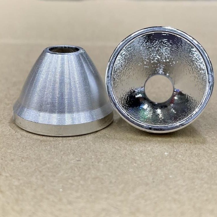 Carcasă de lampă din aliaj de aluminiu 24x16.6x7 mm, finisaj portocaliu cu aspect de coajă, suprafață netedă, acoperire vid, accesoriu DIY pentru lanternă LED