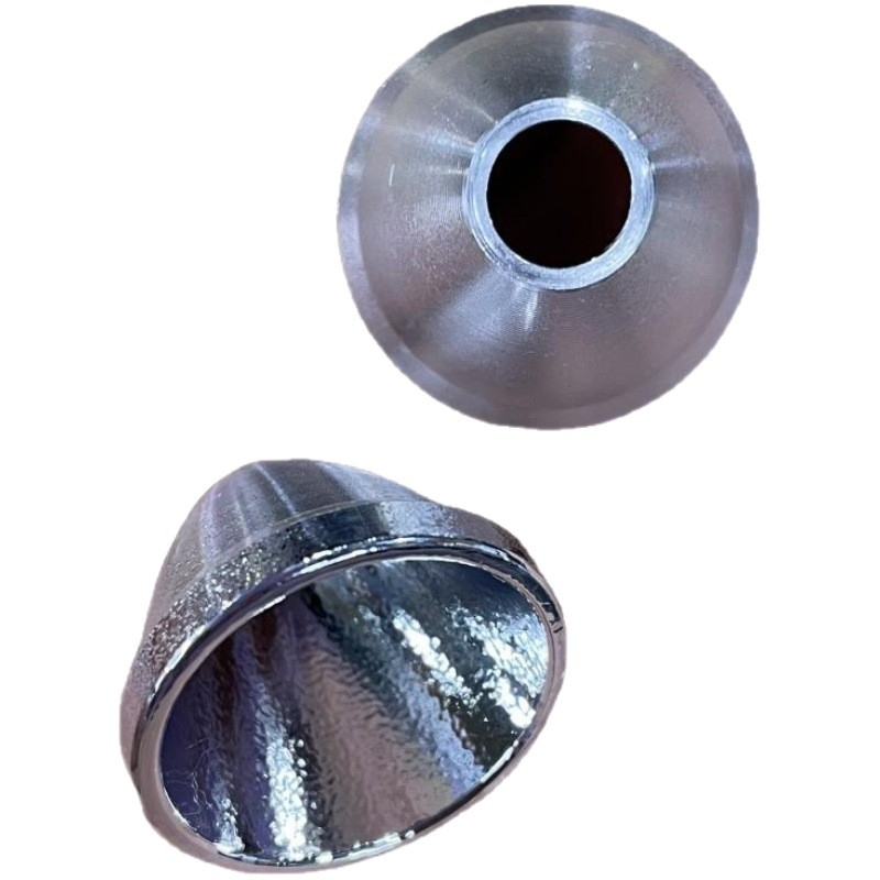 Carcasă de lampă din aliaj de aluminiu 24x16.6x7 mm, finisaj portocaliu cu aspect de coajă, suprafață netedă, acoperire vid, accesoriu DIY pentru lanternă LED