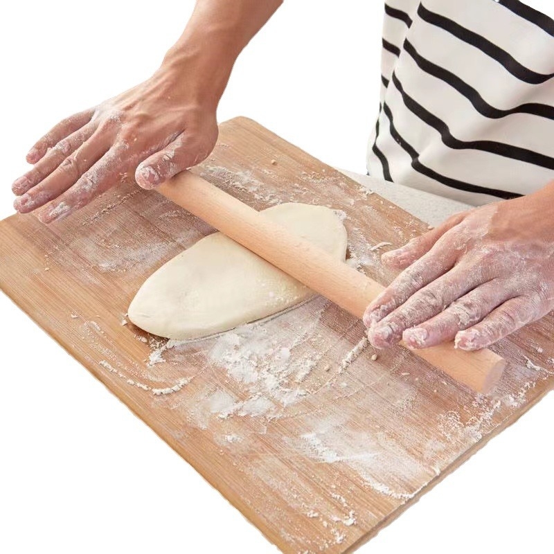 Sucitor din lemn pentru aluat, foi de gyoza, ustensilă de bucătărie pentru coacere