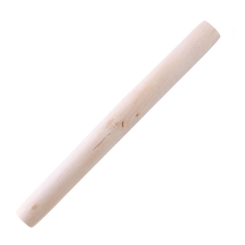 Rolă de aluat din lemn de fag, masiv, două dimensiuni (mare și mică), pentru uz casnic, foi de aluat pentru găluște, ustensilă de patiserie