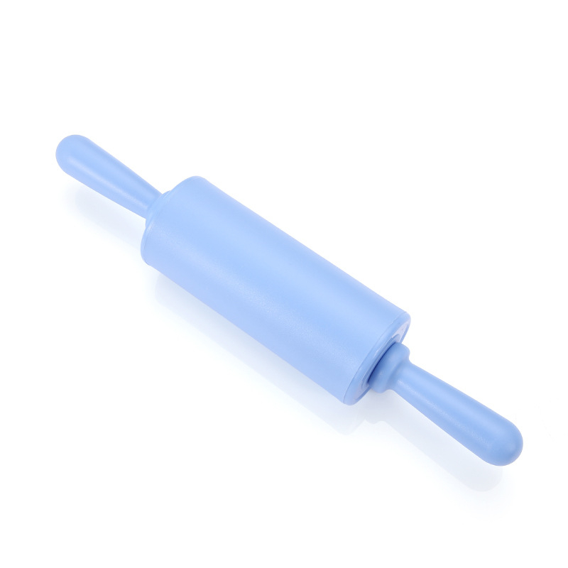 Rulou din plastic pentru copii, mini cu mâner PP, ustensilă de patiserie pentru întinderea aluatului și găluțe