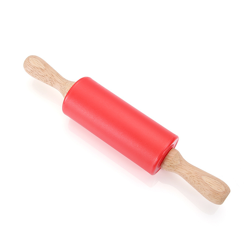 Rulou din plastic pentru copii, mini cu mâner PP, ustensilă de patiserie pentru întinderea aluatului și găluțe